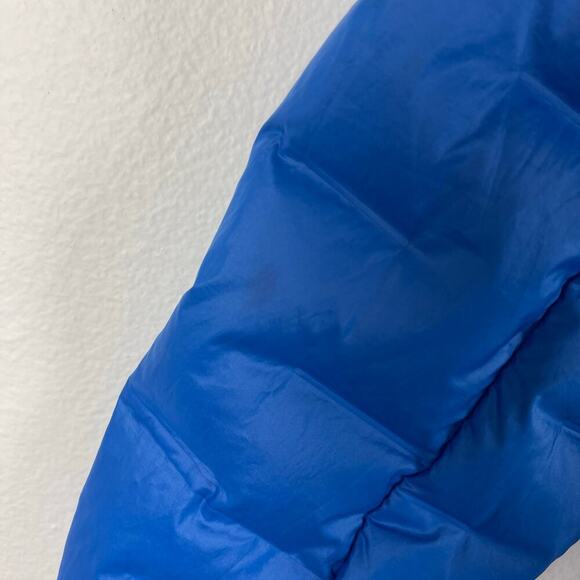 Adidas Terrex Blue Lite Down Hooded Puffer Jacket Packable Men's Medium SAMPLE - Picture 6 of 15